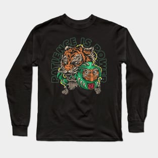 Patience Power Tiger Long Sleeve T-Shirt